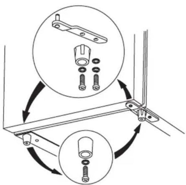 ELECTROLUX TG05010 - Wechseln des Türanschlags - 2