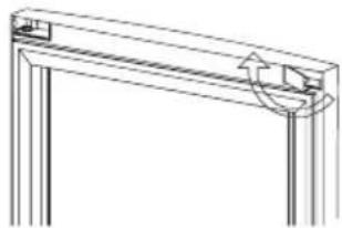 ELECTROLUX ERW1270AO - Kapı açılma yönünün değiştirilmesi - 7