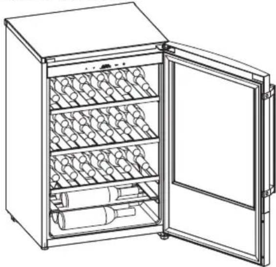 ELECTROLUX ERW1270AO - Rangement des bouteilles de vin - 1