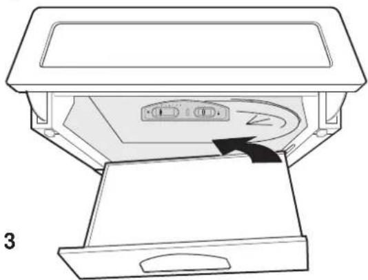 ELECTROLUX EFS 633 - Pour fixer le tiroir amovible - 1
