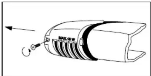 ELECTROLUX TC15012 - Wechsel der Glühlampe - 1