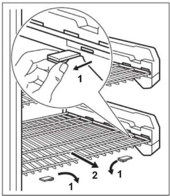 ELECTROLUX EUF2642FW - Removal of freezing baskets and wire shelves from the freezer - 2