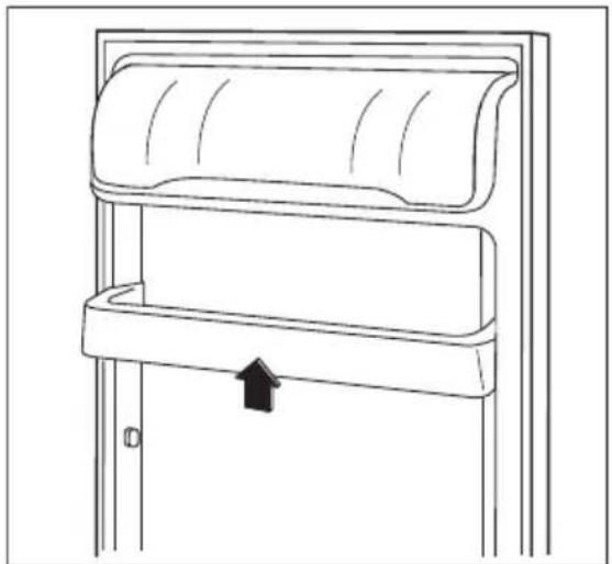 ELECTROLUX S64140TK5 - Emplacement des balconnets de la porte - 1