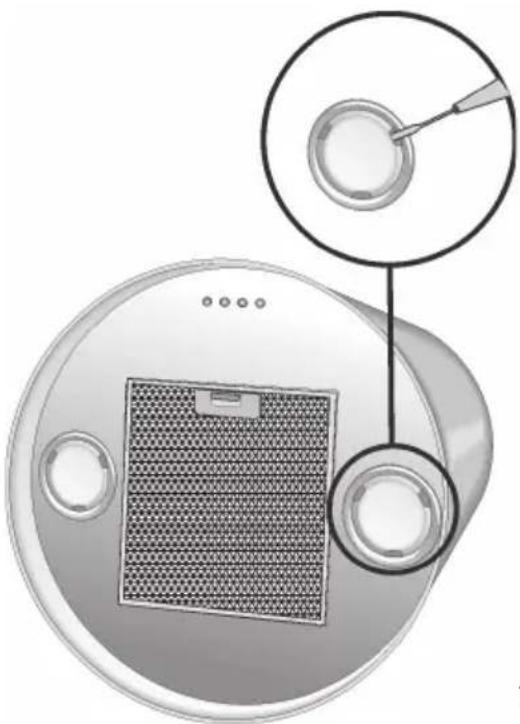 ELECTROLUX AFA32500X - Pour remplacer les ampoules d'éclairage - 1