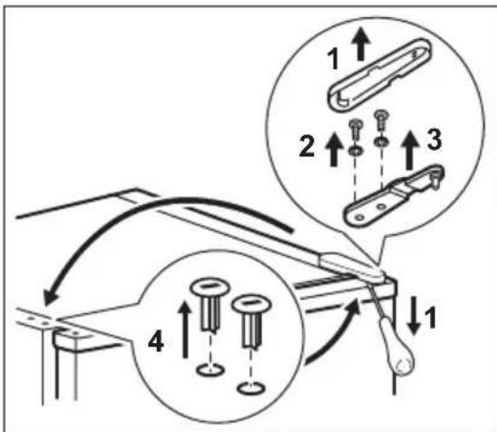 Novamatic KS 75.3-IB - Door reversibility - 1