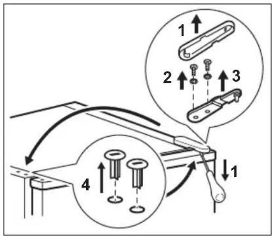 Novamatic KS 75.3-IB - Possibilità di invertire la porta - 1