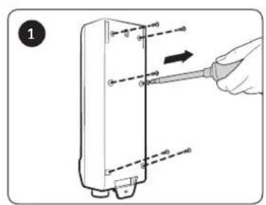 SAMSUNG SS80M8070 - Zusammenbau der Wandhalterung - 1