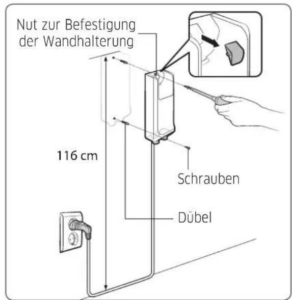 SAMSUNG SS80M8070 - Montage der Wandhalterung - 1