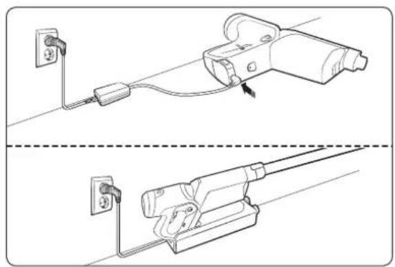 SAMSUNG SS80M8070 - Aufladen unter Verwendung der Wandhalterung - 1