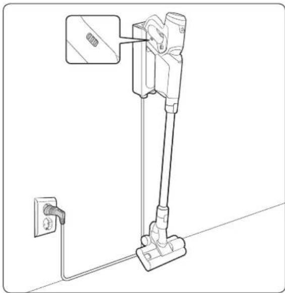 SAMSUNG SS80M8070 - De stofzuiger opladen - 1