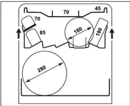 AEG NG92IX20PK - Hauteurs maximes des plats(mm) - 2