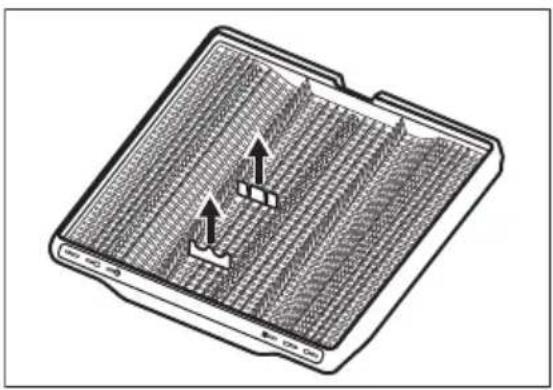 AEG GI82BADEN - Comment retirer les accessoires - 2