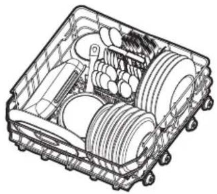 AEG NG92IA10TK - Exemples de chargement d'un lave-vaisselle - 1