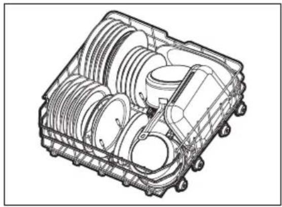 AEG NG92IA20TK - Exemples de chargement d'un lave-vaisselle - 1