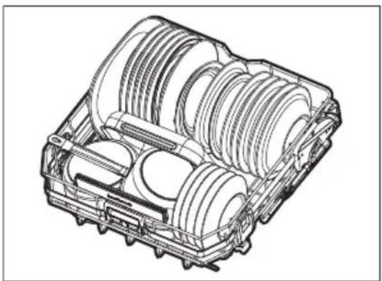 AEG NG82IB50SK - Exemples de chargement d'un lave-vaisselle - 1