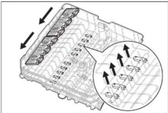 AEG GI9700X5PN - Accessoires verwijderen - 1
