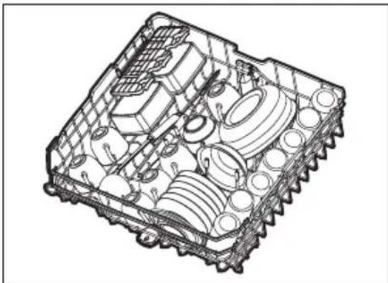 AEG GI7212A2SN - Exemples de chargement d'un lave-vaisselle - 3