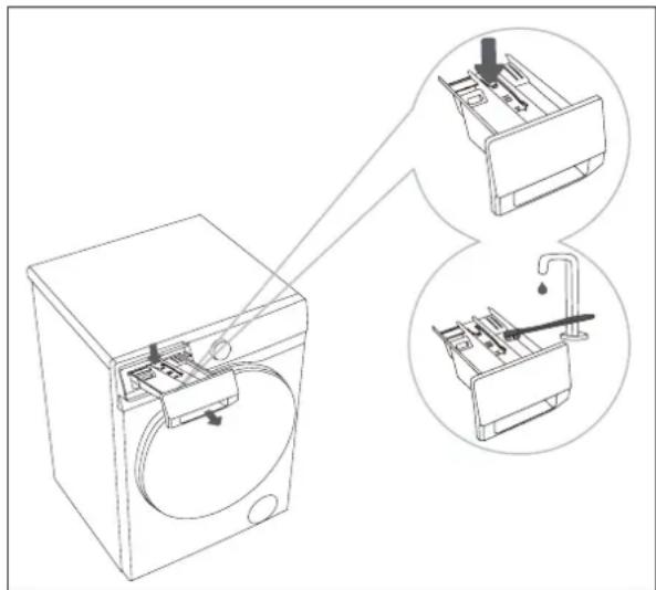 DOMO DO95102WM - CLEANING THE DETERGENT DRAWER - 1