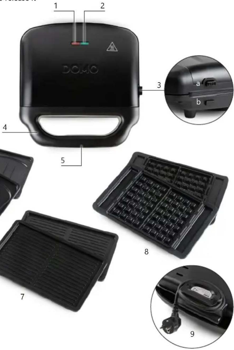 DOMO DO9291C - PARTS - 1