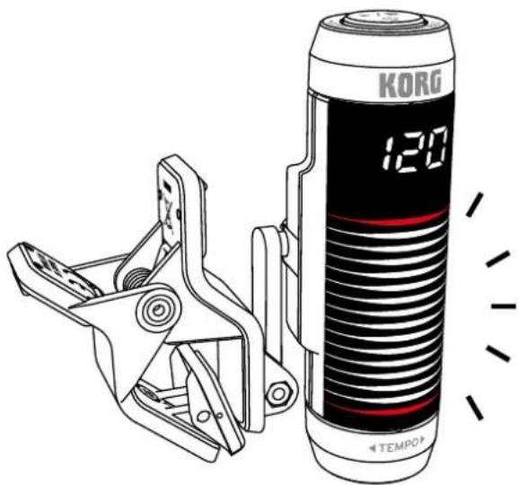 KORG MetroClip - Mode clignotant - 1
