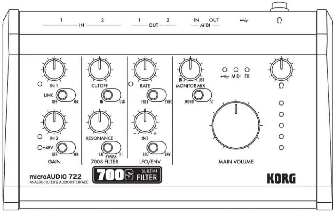 KORG microAUDIO 22 - Manuel d'utilisation - 1