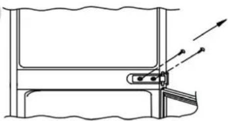 Frilec BERLIN279-E-NF-080E - Reversing the appliance doors - 3