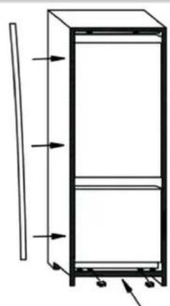 Frilec BERLIN279-E-NF-080E - Installation into a cabinet - 5