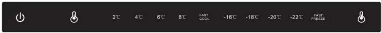 Frilec BERLIN279-E-NF-080E - Control panel & Operation - 1