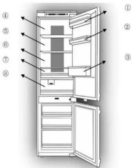 Frilec BERLIN279-E-NF-080E - Storage - 1
