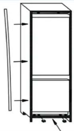 Frilec BERLIN279-E-NF-080E - Installatie in een (keuken)kast - 5