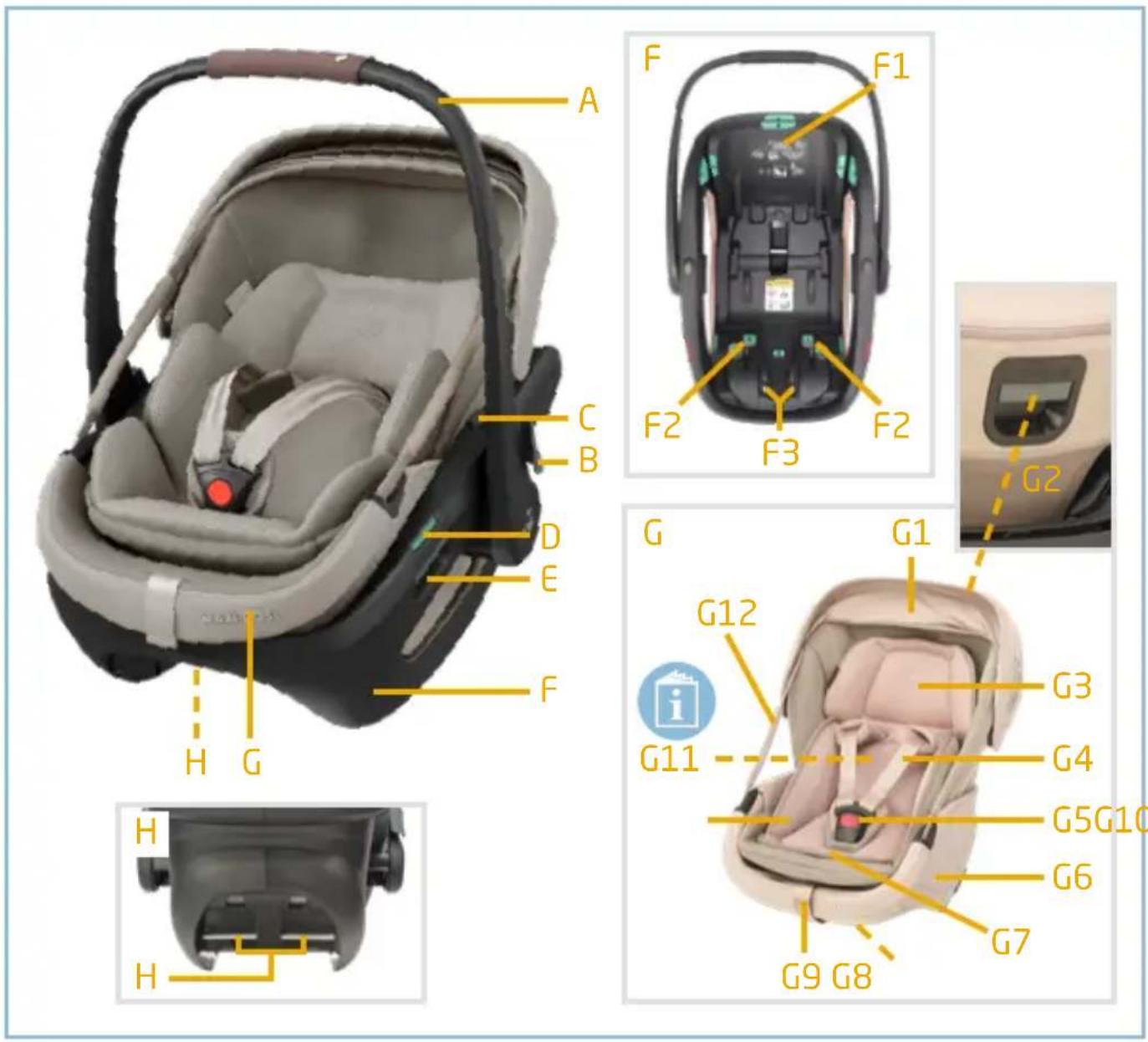 MAXI-COSI Coral Slide Pro - ДОГЛЯД - 2