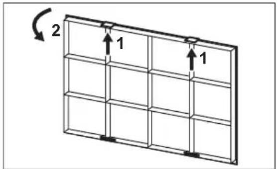 AEG NDV8791CZ - De koolfilter vervangen – optioneel - 2