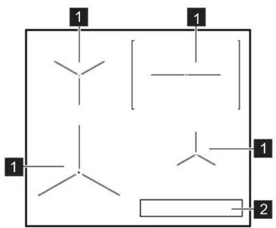AEG TX64IC00CT - Disposición de las zonas de cocción - 1