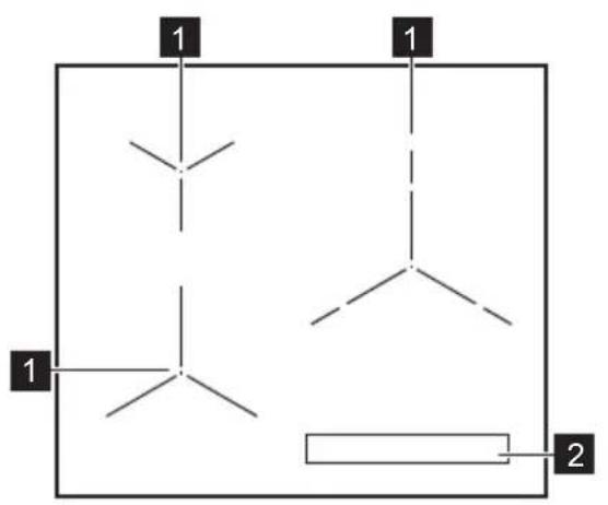 AEG TN63IV00CB - Disposición de las zonas de cocción - 1