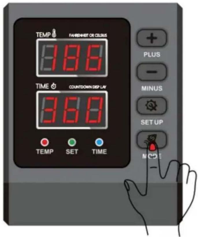 Vevor TL-FY8001 - RÉGLAGE DE LA TEMPÉRATURE ET DU TEMPS - 5