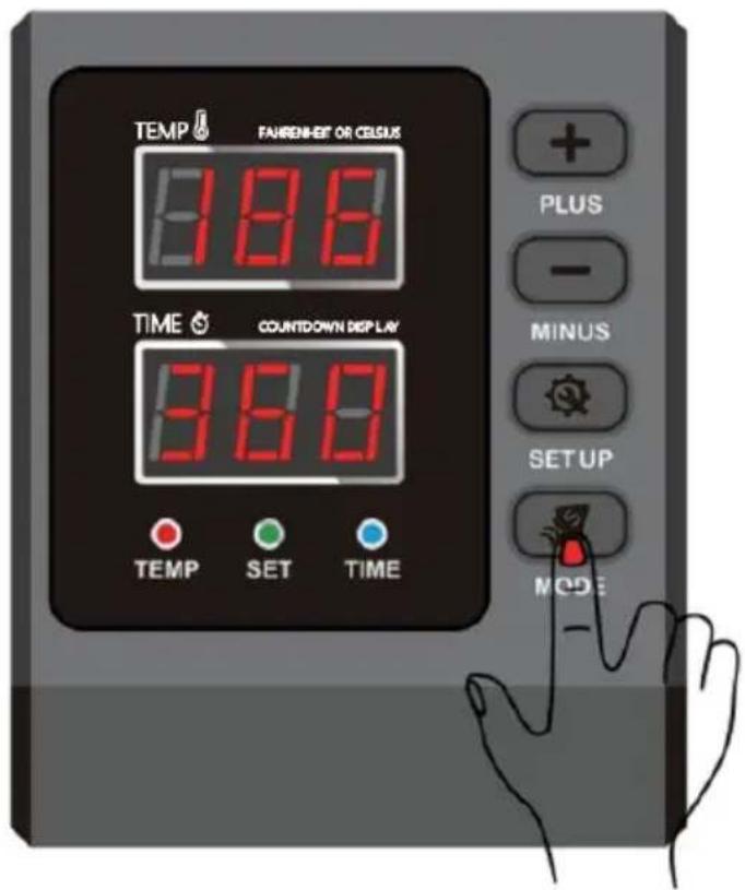 Vevor TL-FY8001 - SETTING TEMPERATURE &amp; TIME - 5