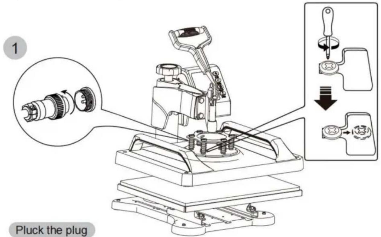 Vevor TL-FY8001 - REEMPLACER PAR UNE PRESSE À PLAQUE - 1