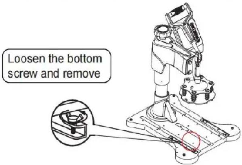 Vevor TL-FY8001 - Unscrew the four butterfil screws.at bottom - 1