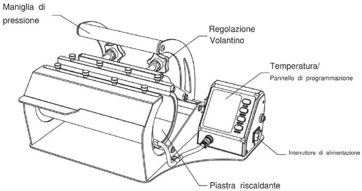 Vevor CH1924 - SCHEMA DELLA STRUTTURA DEL PRODOTTO - 1