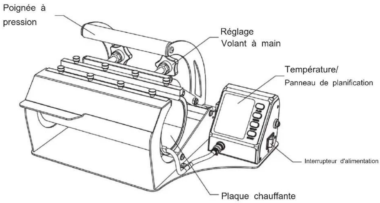 Vevor CH1924 - D'AGRAMME DE S'STRUCTURE D'A PRODUIT - 1