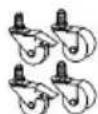 Vevor DX0202 - PARTS &amp; HARDWARE LIST - 22