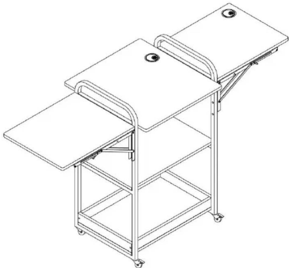 Vevor DX0202 - WERKBANK VOOR HITTEPERSEN GEBRUIKERSHANDLEIDING - 1