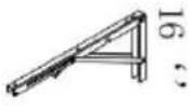 Vevor DX0202 - PARTS &amp; HARDWARE LIST - 16