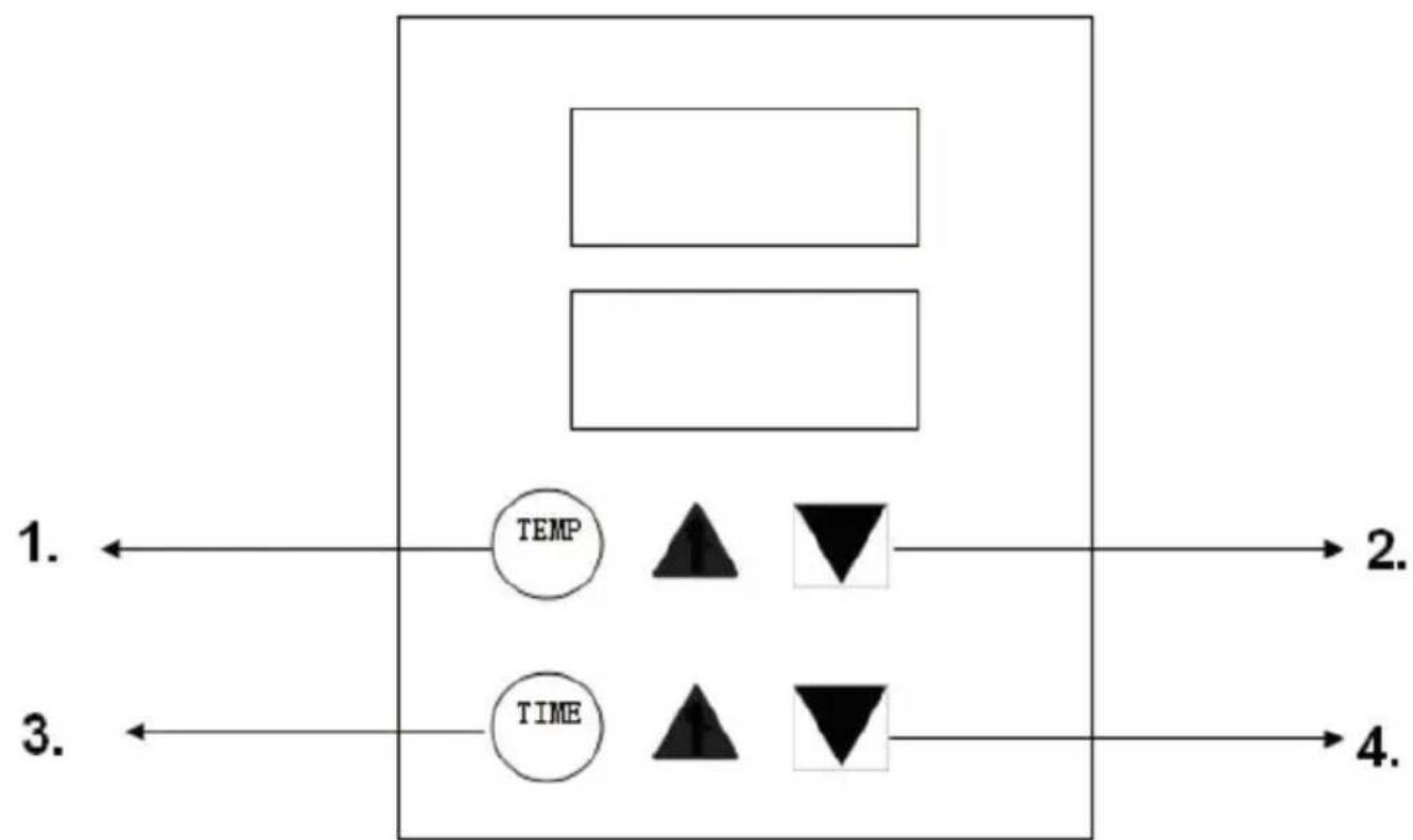 Vevor TL4060 - SETTING TEMPERATURE &amp;TIME - 1