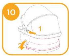Joie Honour Carry Cot - Kulbiņas salikšana - 6