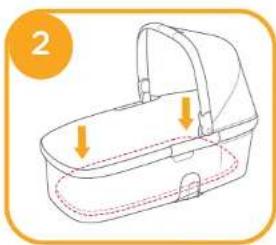 Joie Honour Carry Cot - Assemble Carry Cot - 2