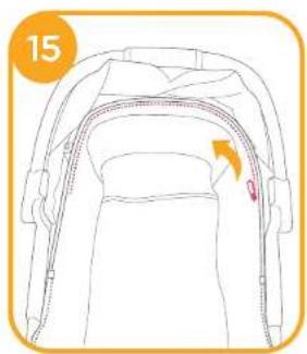 Joie Honour Carry Cot - Montaż gondoli - 7