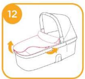 Joie Honour Carry Cot - Retirar a capa de tecido - 1