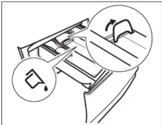 AEG L6FE8444GM - Vérification de la position du volet du produit de lavage - 3