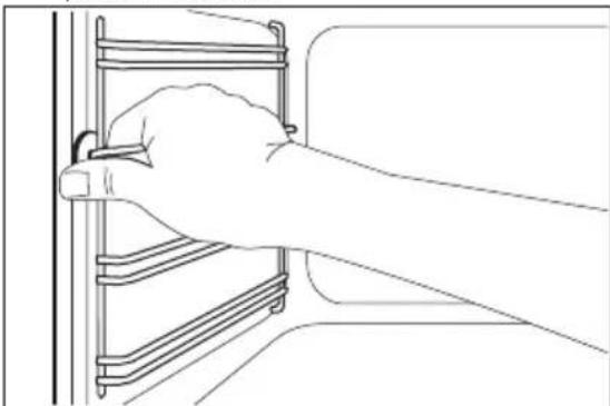 AEG JH060B5 - Retrait des supports de grille - 1